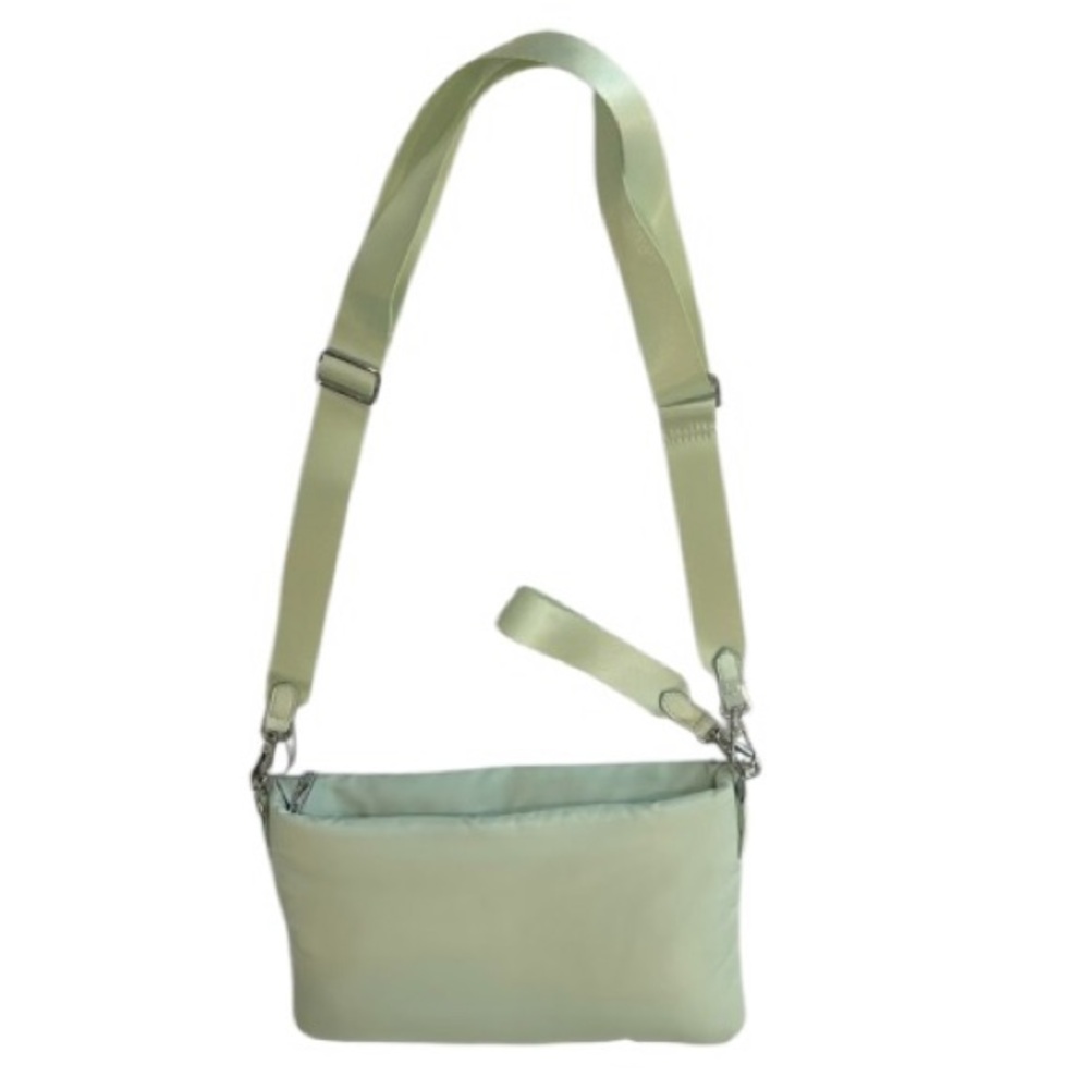 HANDBAG Messenger Crossbody or Wristlet Bag from A New Day a Sleek Mint Green